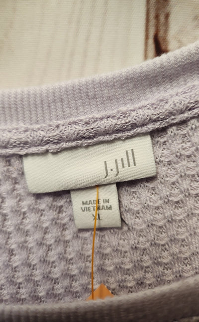 J Jill Women's Size XL Purple Long Sleeve Top