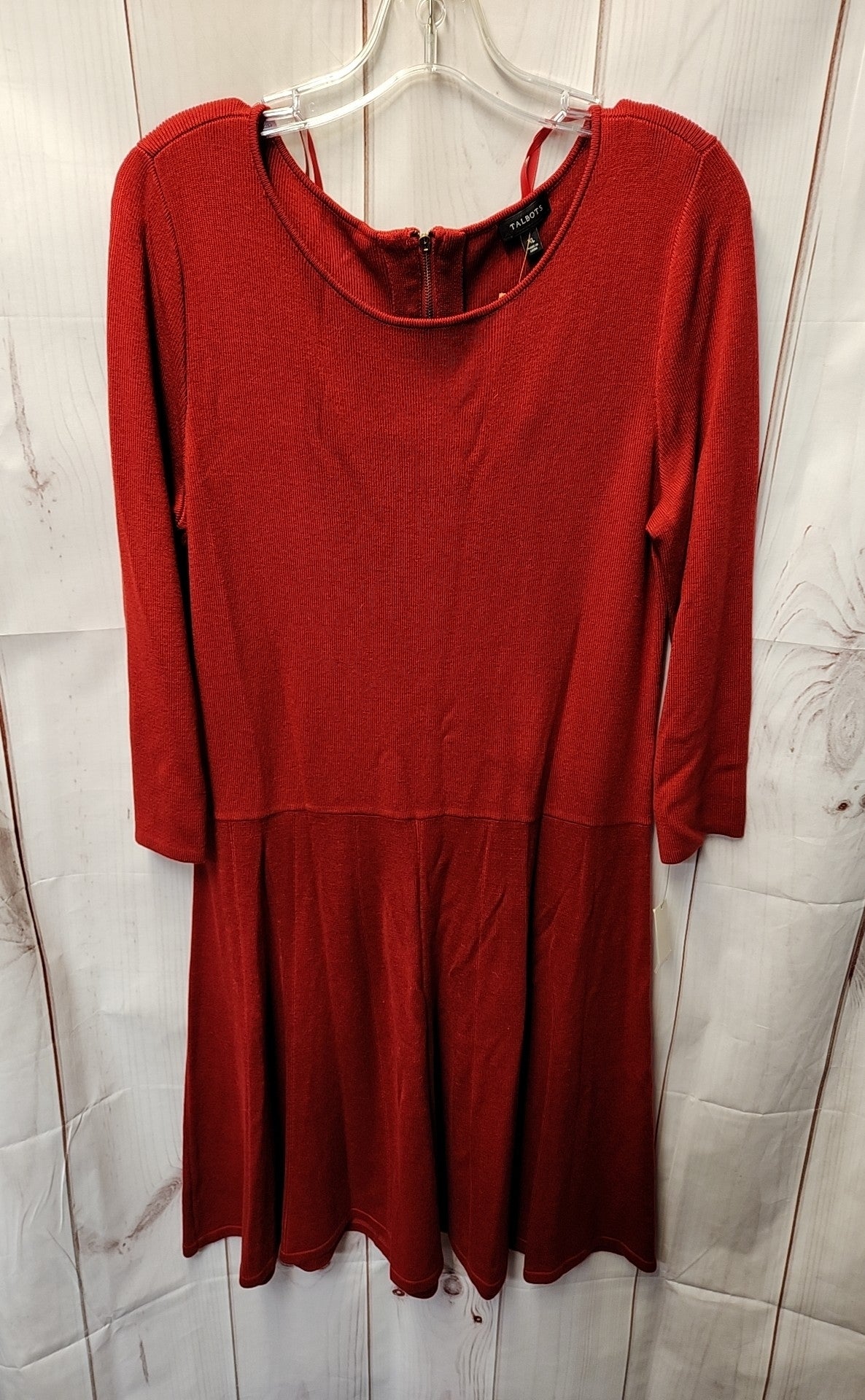 NWT Talbots Women's Size XL Red Dress
