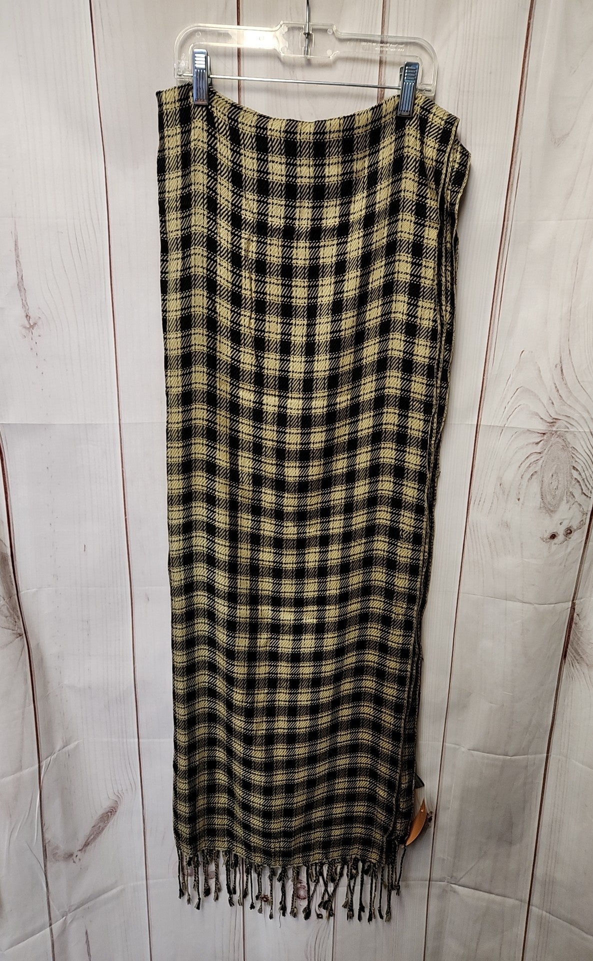 Anne Klein Black & Brown Dress Scarf