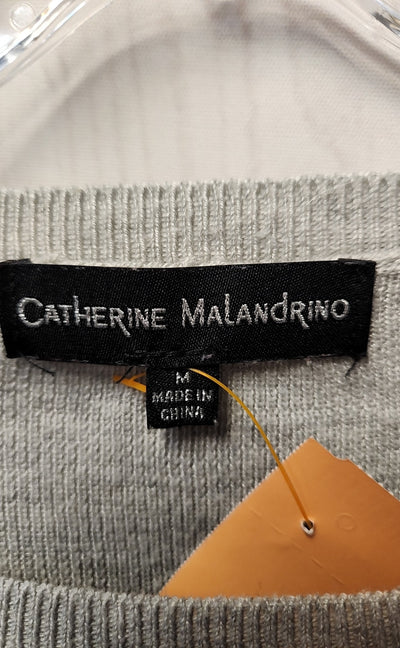 Catherine Malandrino Women's Size M Gray Sweater