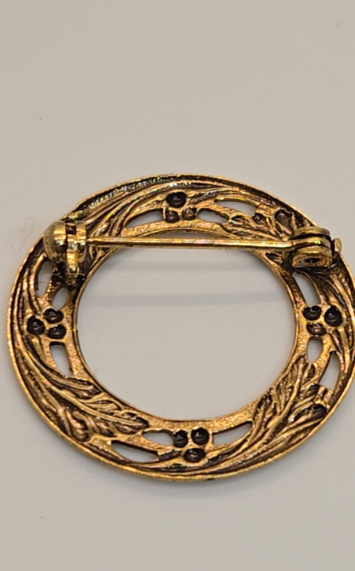 Gold Brooch Pin