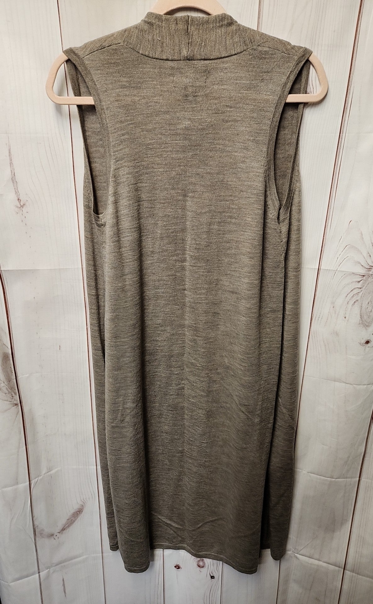 Tahari Women's Size S Brown Merino Wool Cardigan