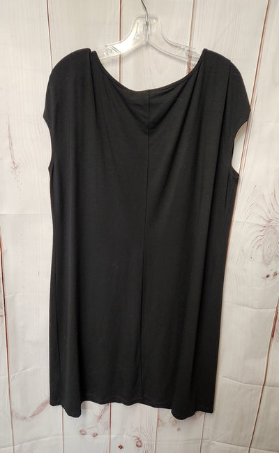 Chico's Women's Size 3 = US 16 Black Dress