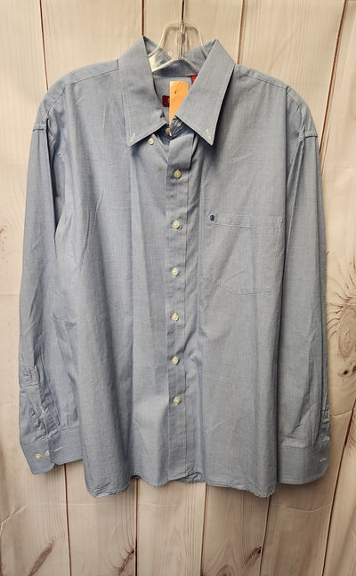 Izod Men's Size L Blue Shirt