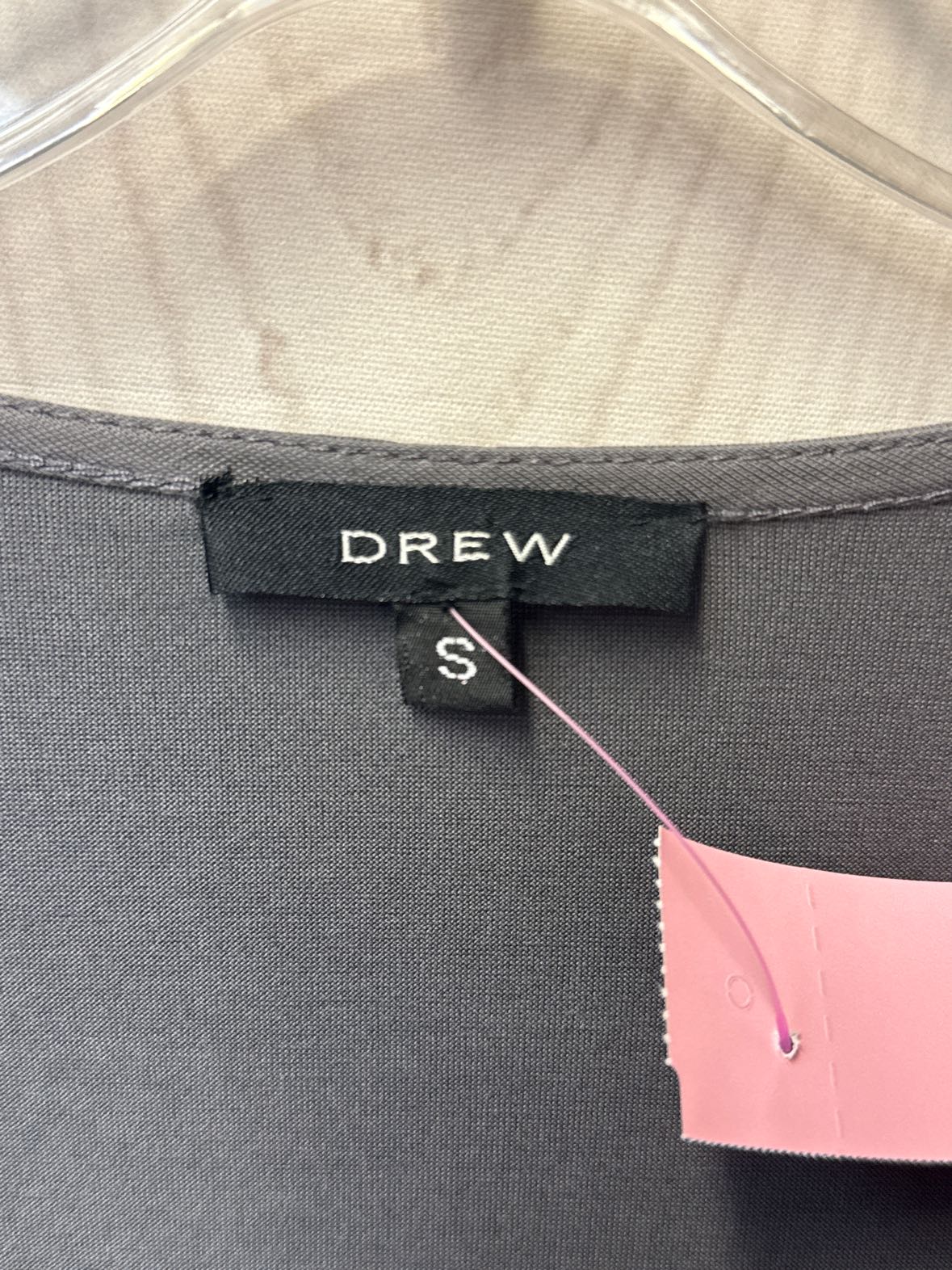 Drew Women's Size S Gray Cold Shoulder Top