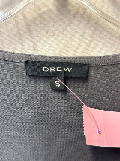 Drew Women's Size S Gray Cold Shoulder Top