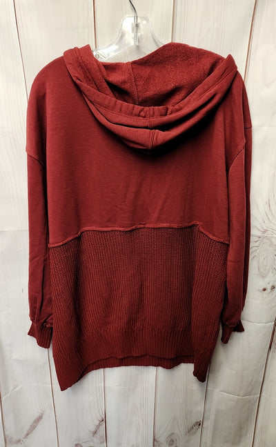 Time and Tru Women's Size L Red Sweatshirt