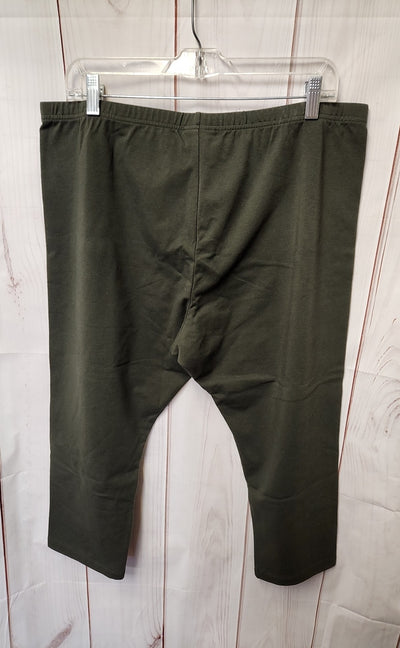 J Jill Women's Size XL Olive Green Capris