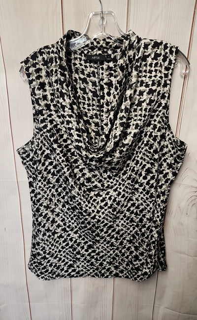 Apt 9 Women's Size XL Black Sleeveless Top