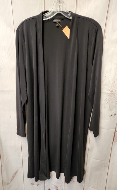Talbots Women's Size 2X Petite Black Cardigan