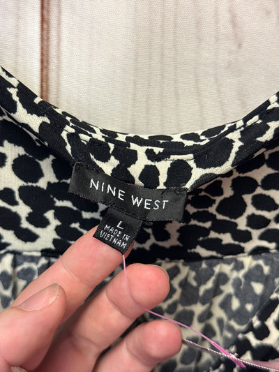 Nine West Women's Size L leopard print Dress