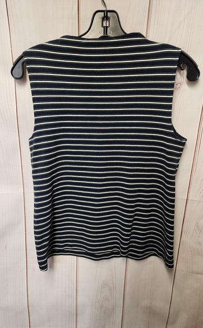 Ann Taylor Women's Size S Navy Sleeveless Top