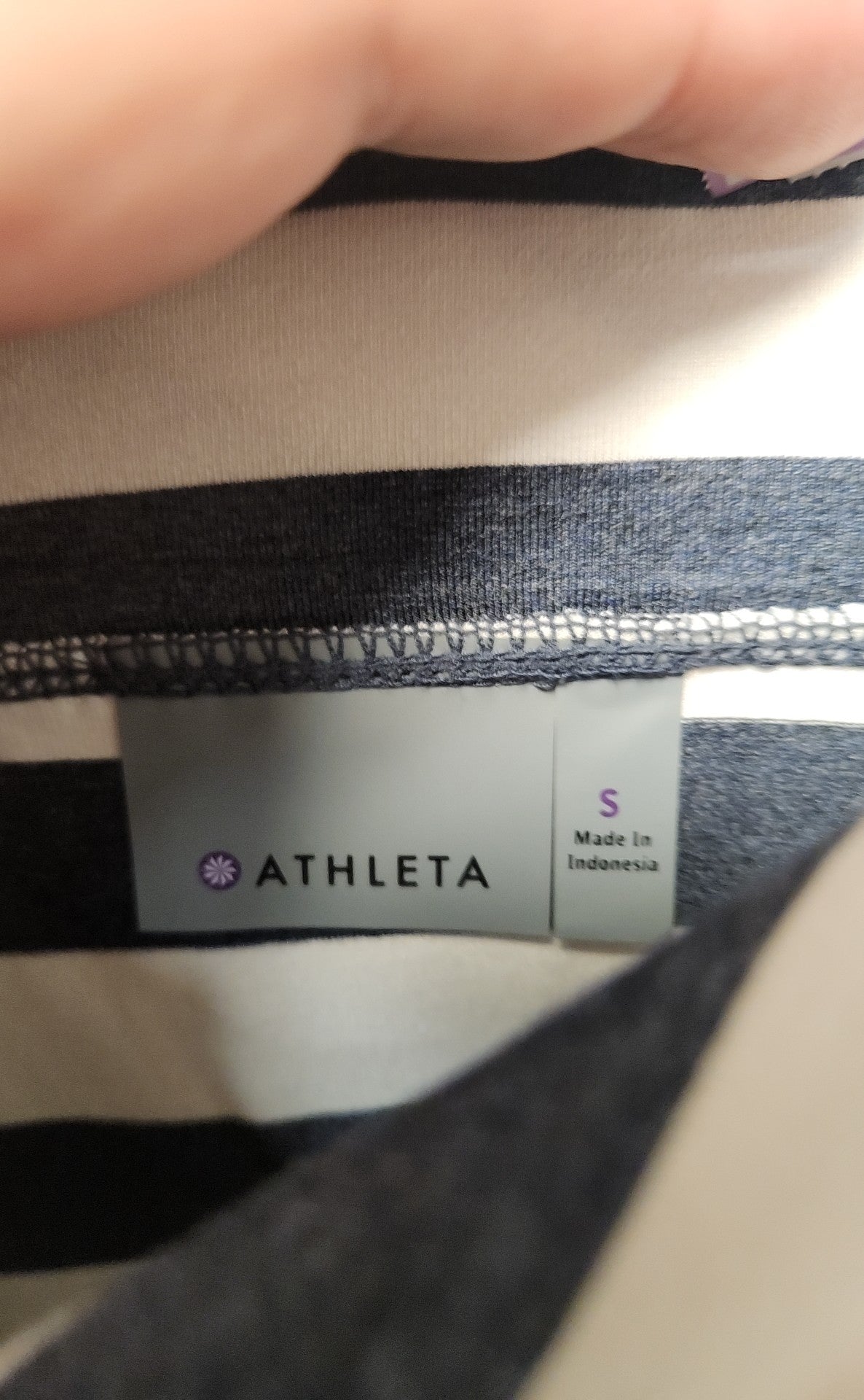 Athleta Women's Size S White & Blue Skirt