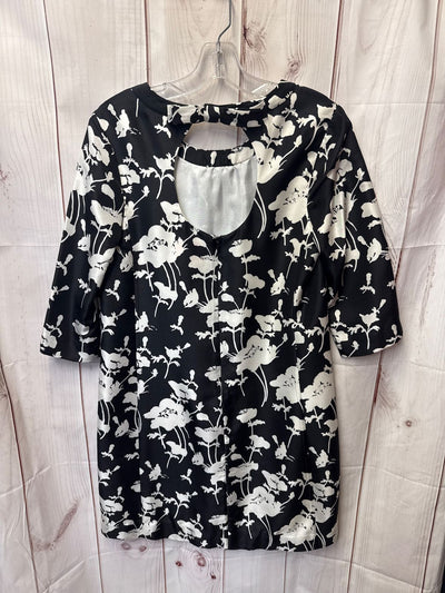 Kate Spade Women's Size 6 Black & White Floral Dress