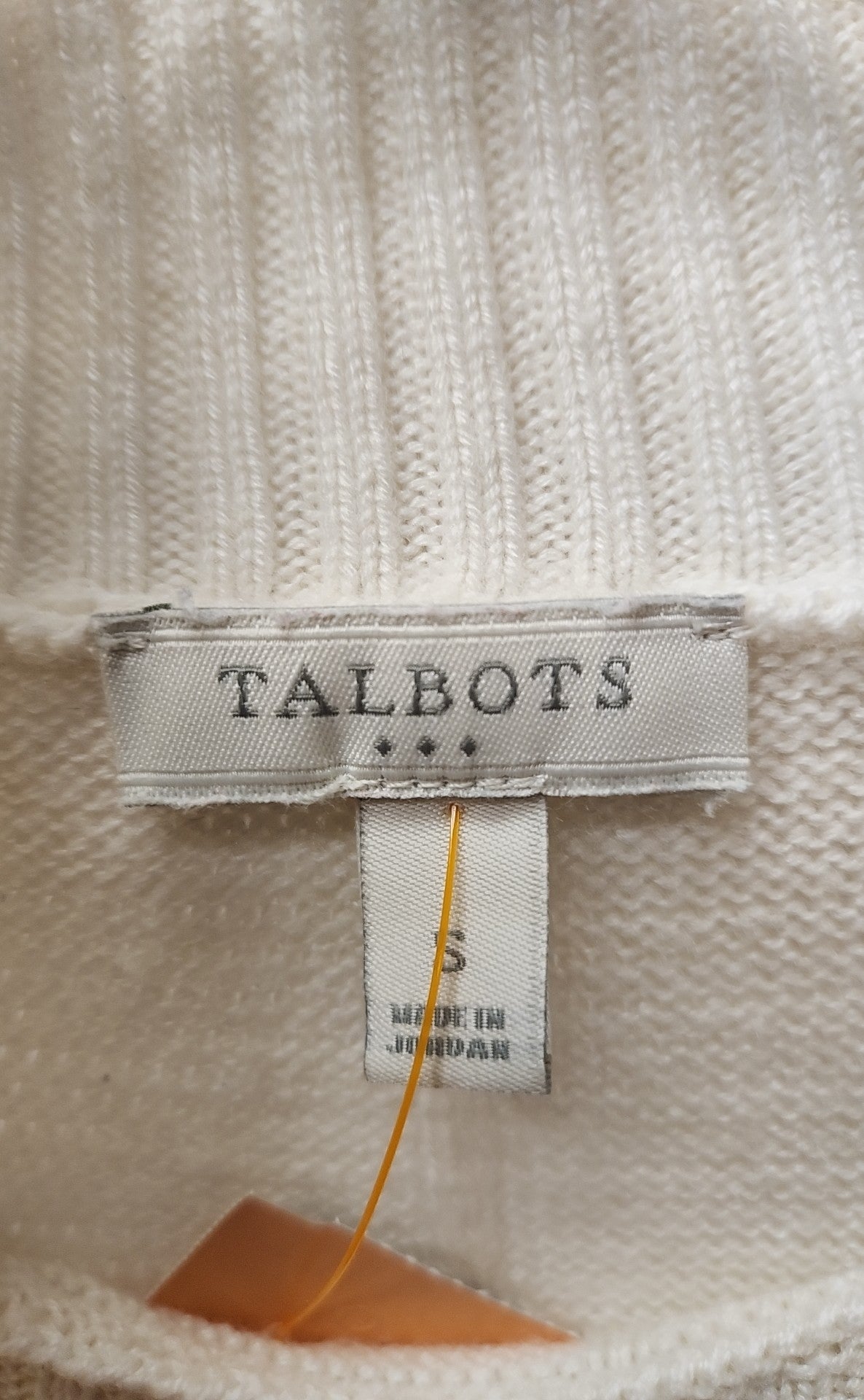 Talbots Women's Size S White Sweater