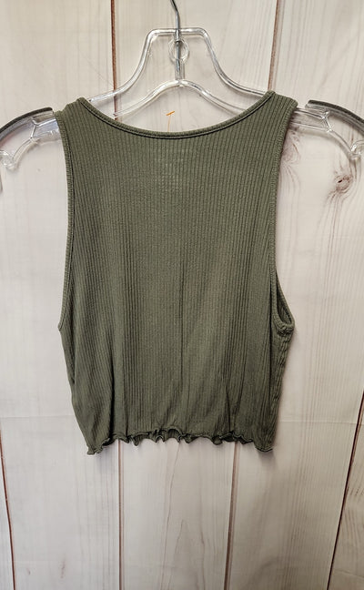 American Eagle Women's Size S Green Sleeveless Top