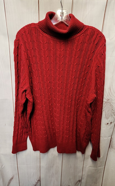 St Johns Bay Women's Size 2X Red Sweater