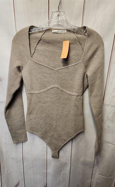 Abercrombie & Fitch Women's Size M Beige Bodysuit