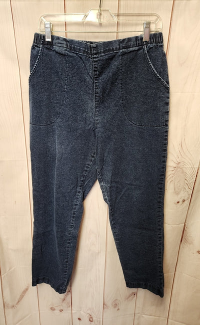Croft & Barrow Women's Size L Short Blue Jeans