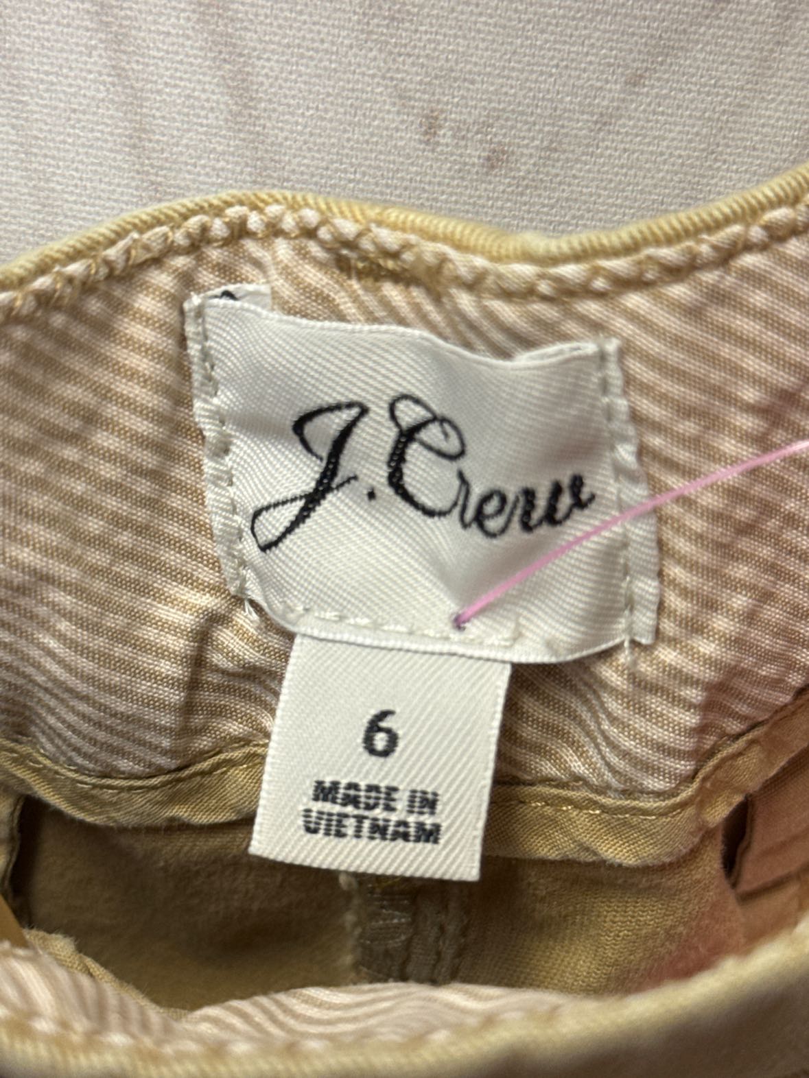 J Crew Women's Size 6 Tan Shorts