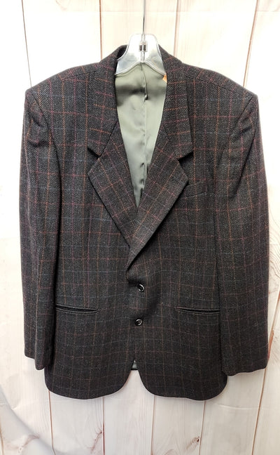 Andre Vachon Men's Size 42 Black Wool Sport Coat