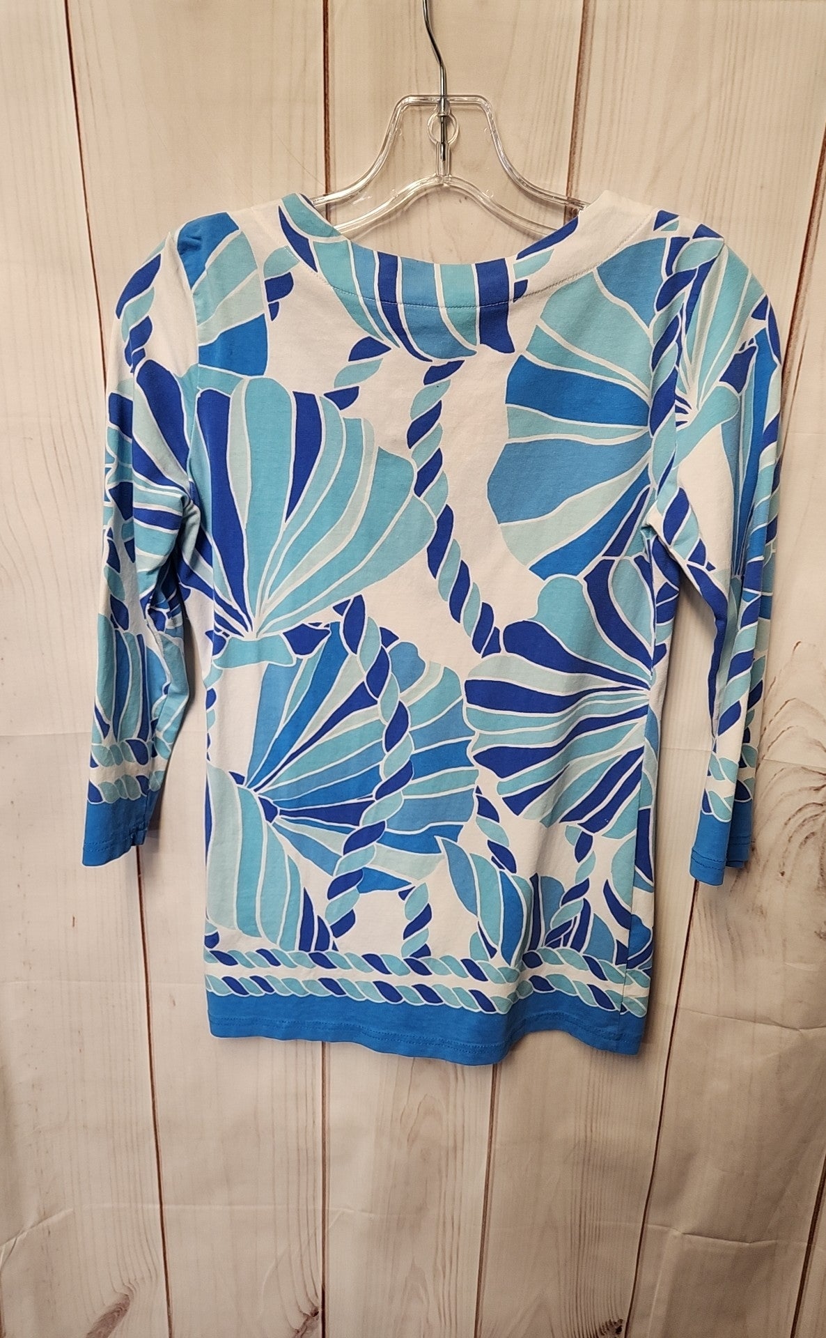 Barbara Gerwit Women's Size S Blue 3/4 Sleeve Top
