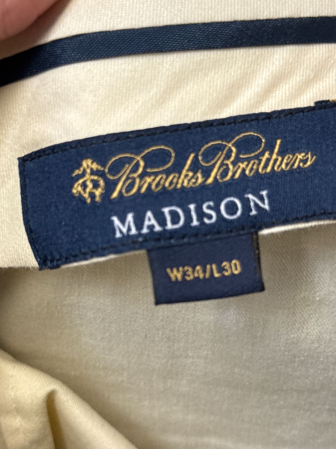 Brooks Brothers Men's Size 34x30 Gray Pants