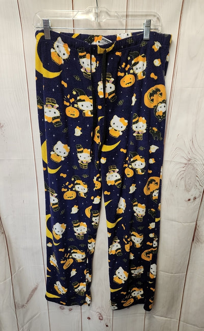 Hello Kitty Women's Size L Blue Holiday PJ Bottoms
