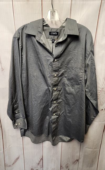 Chaps Men's Size L Gray Shirt