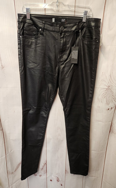 NWT Kut from the Kloth Women's Size 12 Black Pants Donna High Rise Skinny