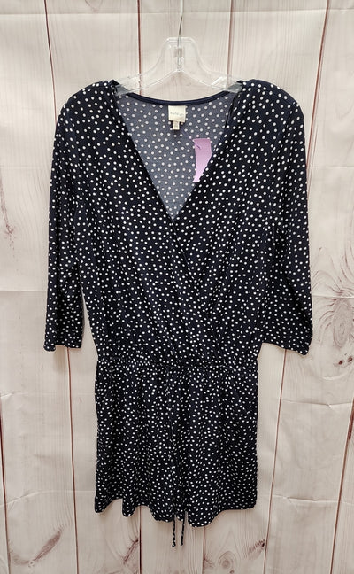 Kaileigh Women's Size M Navy Romper