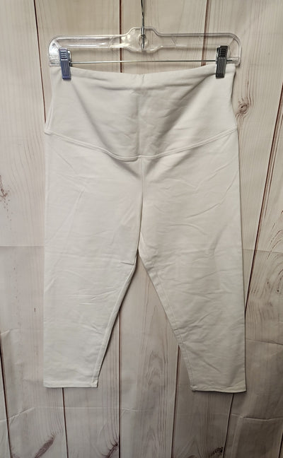 Yummie Tummie Women's Size L White Active Capris