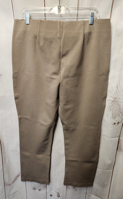 Chico's Women's Size 3 = US 16 Brown Pants