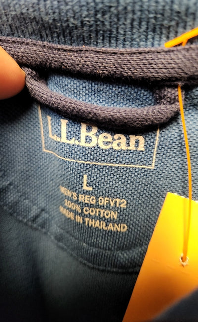 LL Bean Men's Size L Blue Shirt