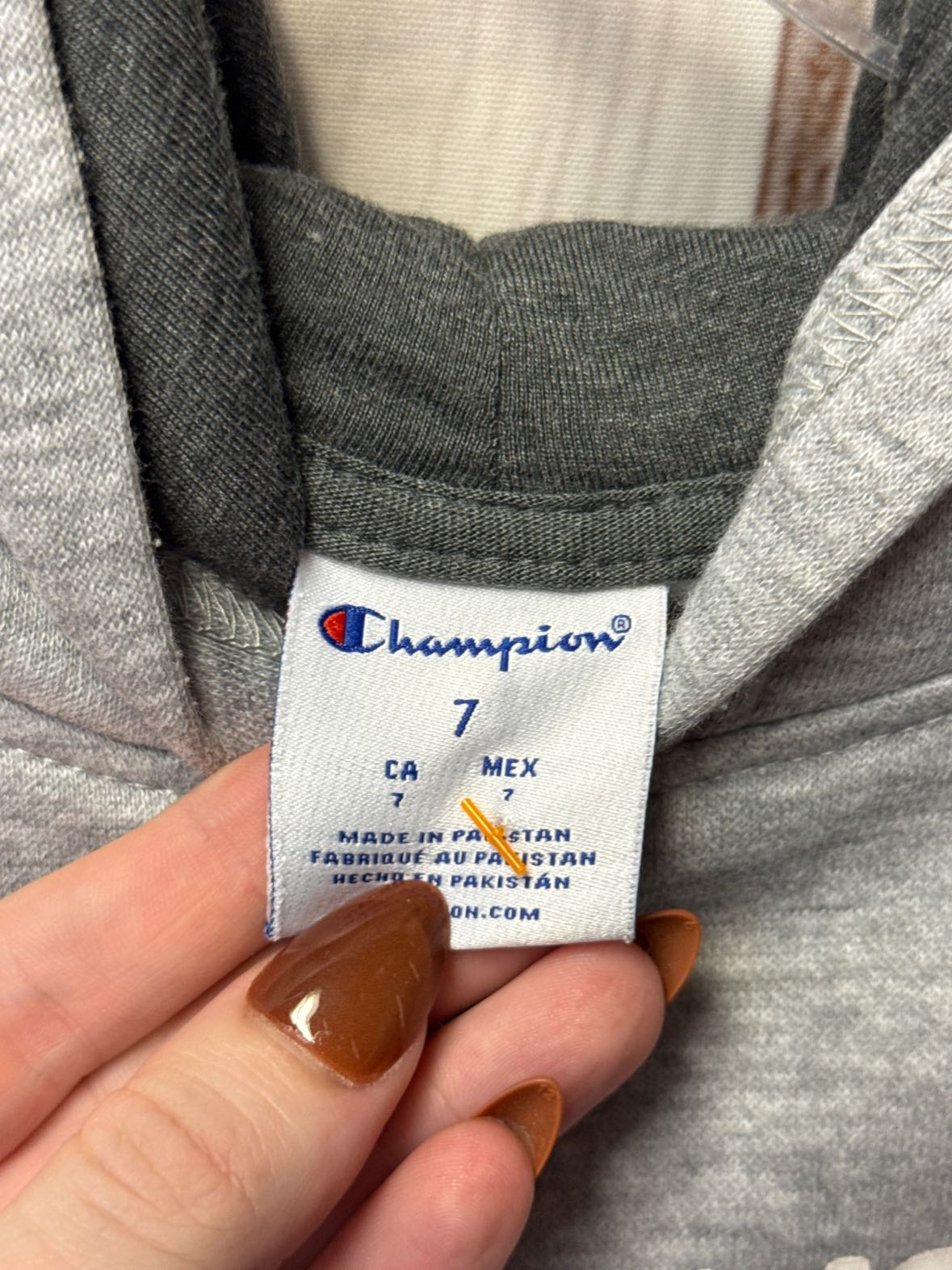 Champion Boy's Size 7 Gray Sweatshirt