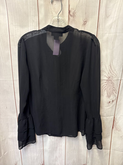 Attention Women's Size M Black Long Sleeve Top