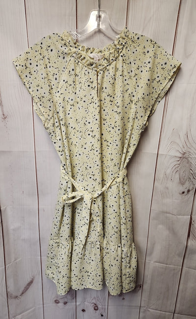 Lauren Conrad Women's Size M Yellow Floral Dress
