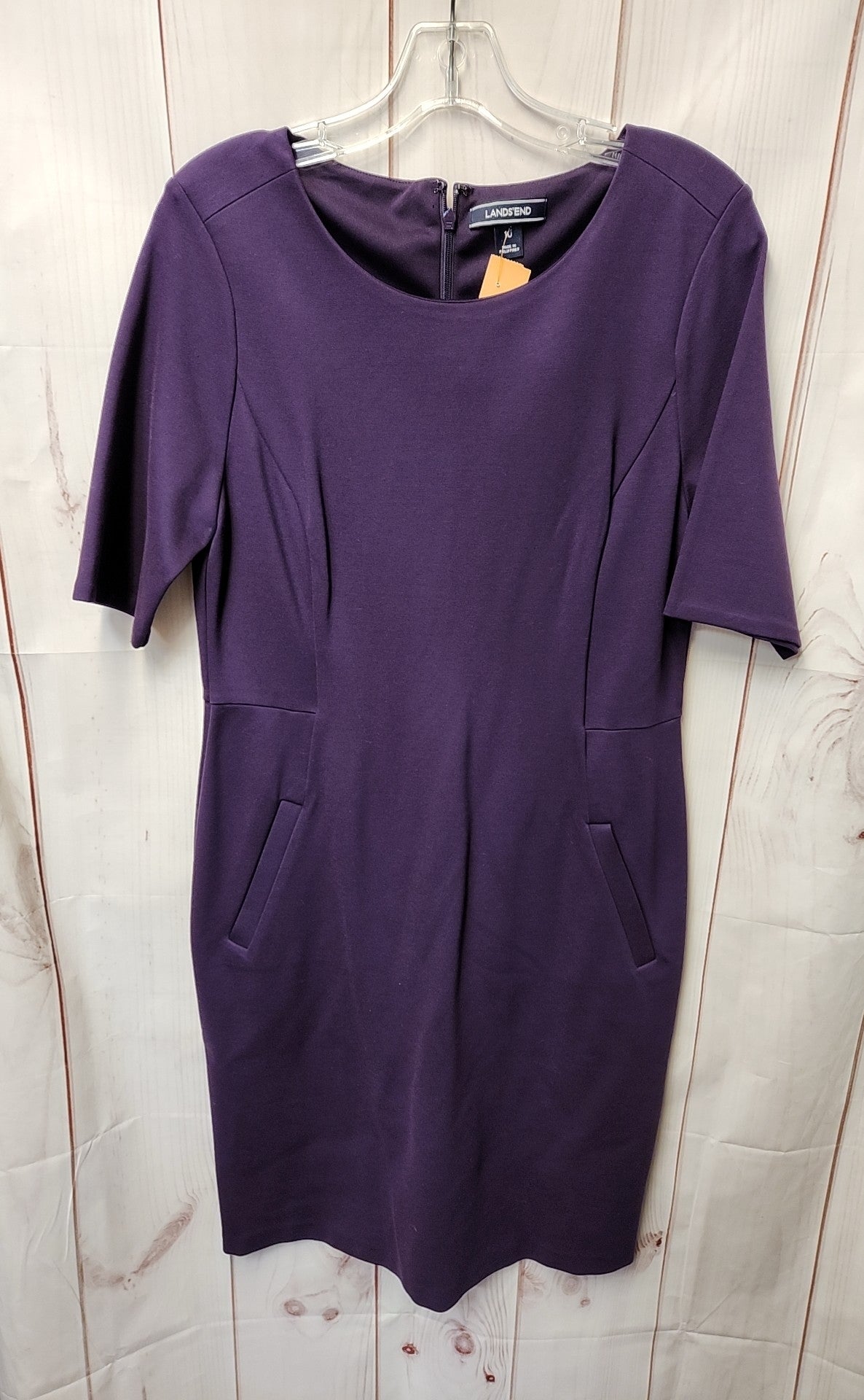 Lands End Women's Size 10 Purple Dress