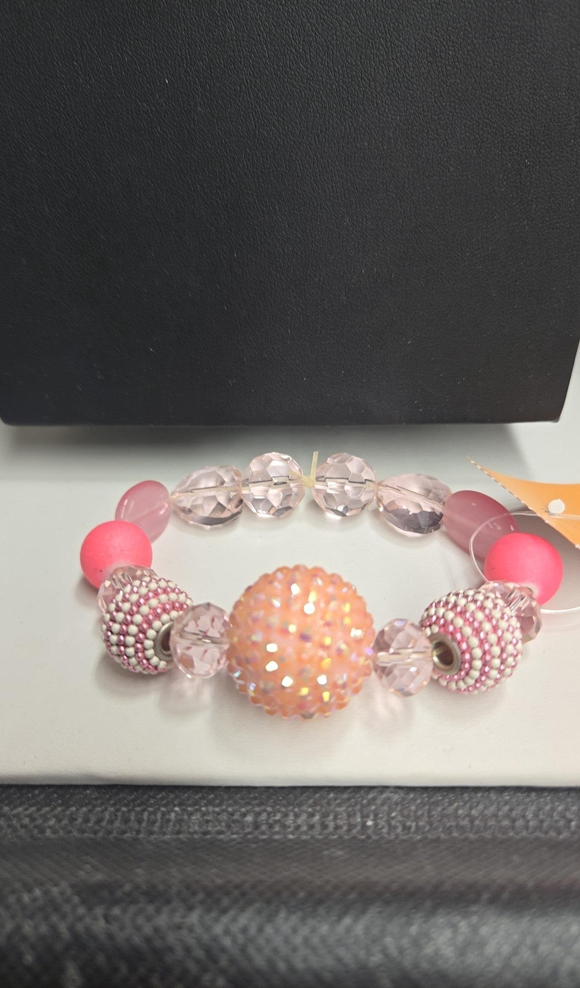 Pink Beaded Bracelet