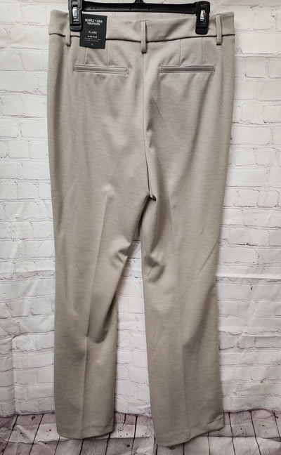NWT Simply Vera Women's Size 12 Gray Pants