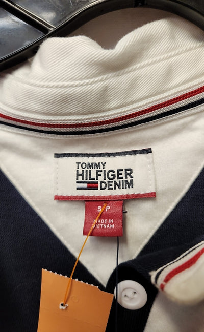 NWT Tommy Hilfiger Women's Size S Navy & White Dress