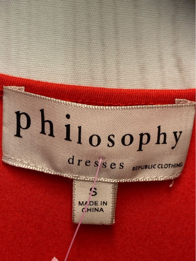 Philosophy Women's Size S Red Dress