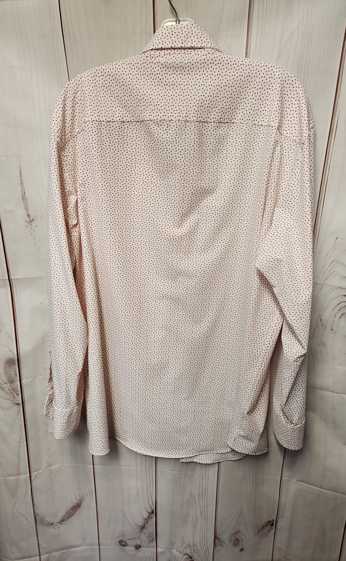 Alfani Men's Size L White & Red Shirt
