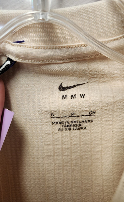 NWT Nike Women's Size S Cream Long Sleeve Top