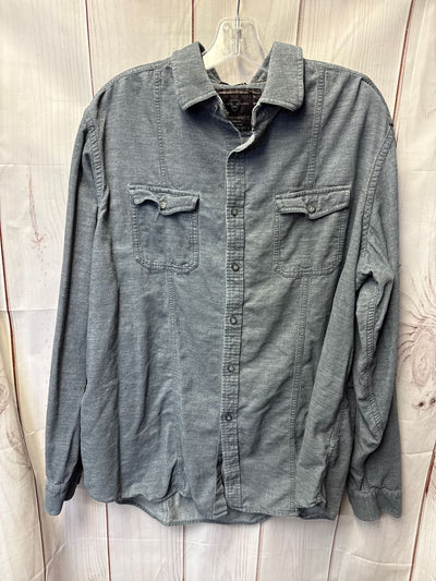 Black Brown Men's Size XXL Gray Shirt