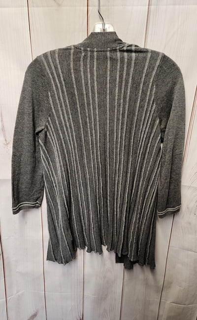 Knitted & Knotted Women's Size S Gray Cardigan