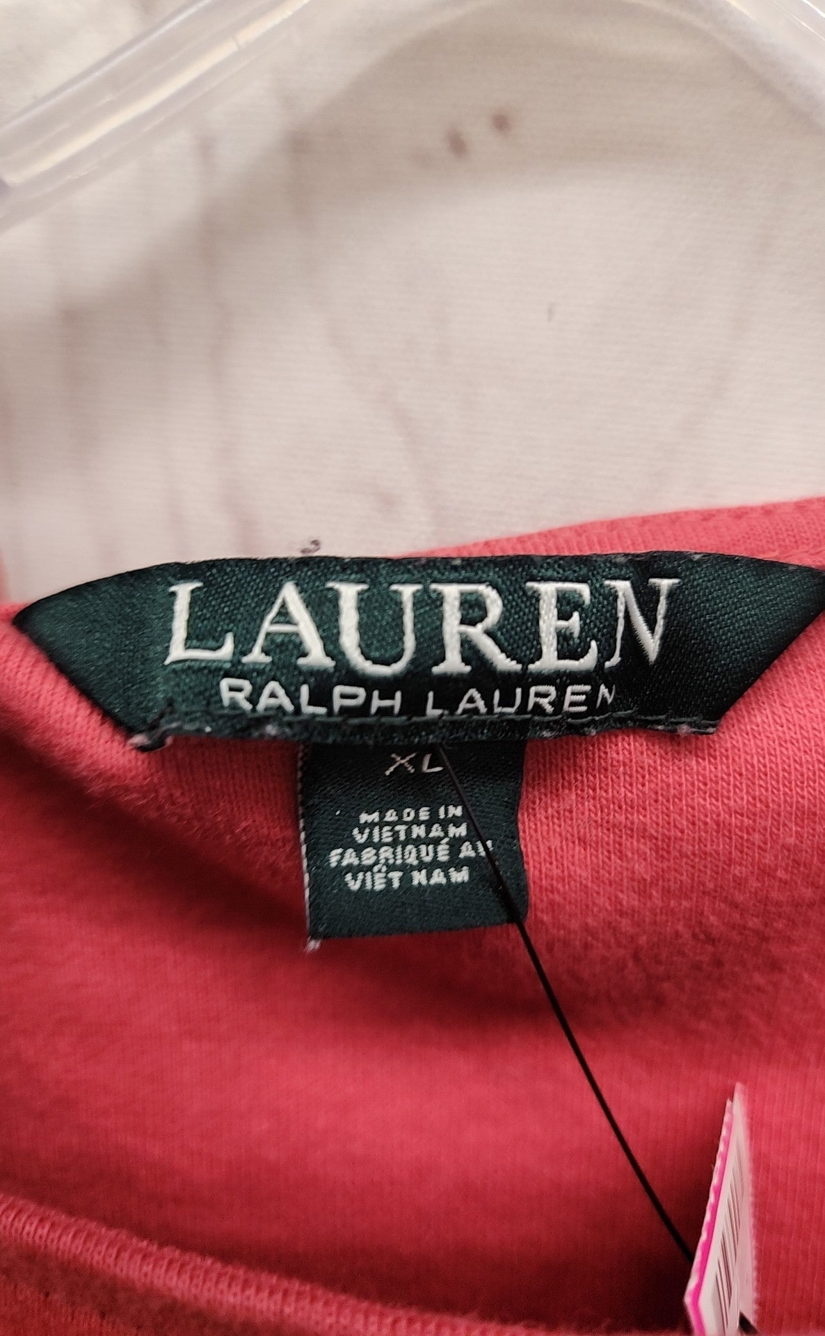 Lauren by Ralph Lauren Women's Size XL Pink 3/4 Sleeve Top