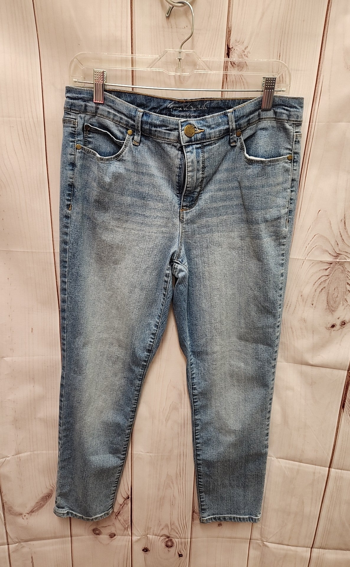 Gloria Vanderbilt Women's Size 29 (7-8) Crop Blue Jeans