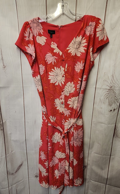 Talbots Women's Size 14 Petite Pink Floral Dress