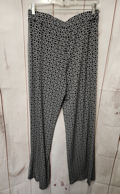 White House Black Market Women's Size XS Black Pants The Wide Leg